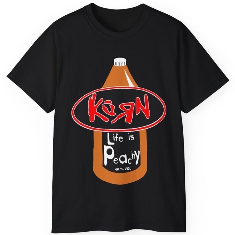 Vintage 1996 Korn Life Is Peachy 40 Vol Shirt